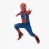 Disfraz de Iron-Spiderman azul y rojo para niño con máscara y detalles dorados de superhéroe