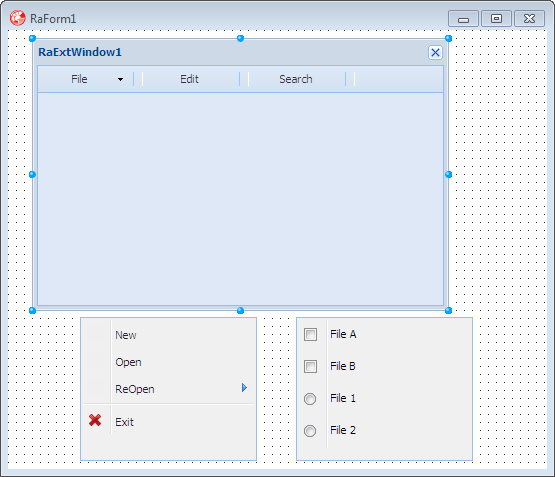 Menu tampilan web dengan delphi-raudus
