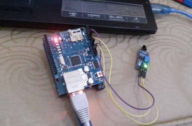 Sensor api dan arduino uno