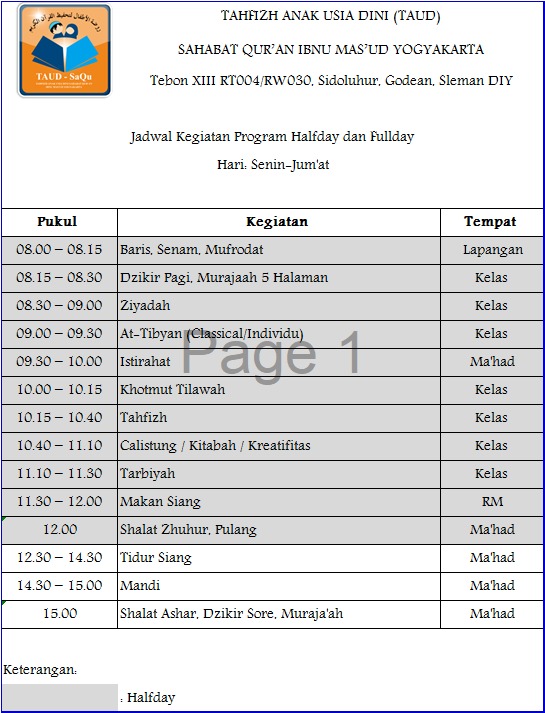 TAUD – Sahabat Quran Ibnu Mas’ud