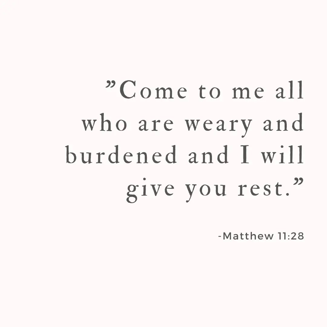 Finding rest when it feels impossible: 10 verses for weary hearts