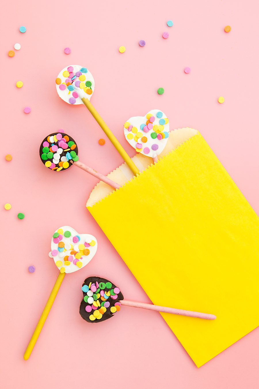 Chocolate Pocky Pops - Sarah Hearts