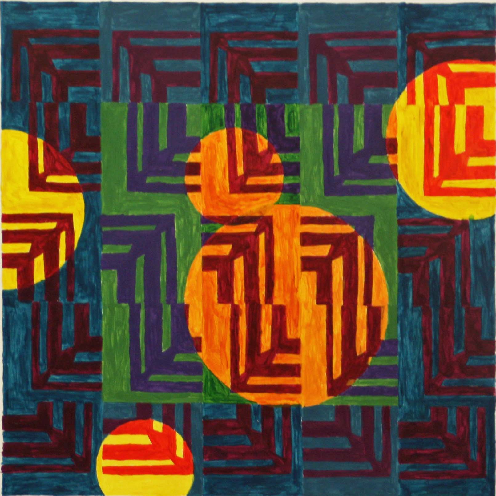 "Grid," Acrylic, 2008