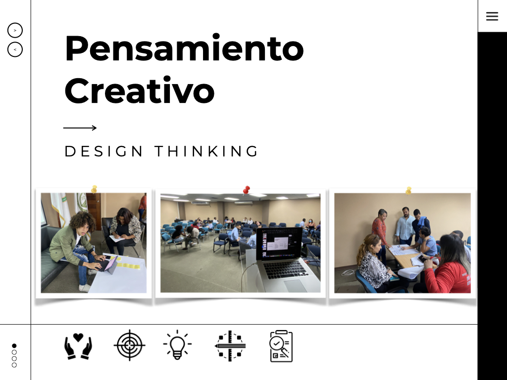 Sarah Tió facilitating a Design Thinking workshop for startups and entrepreneurs in Santo Domingo.
