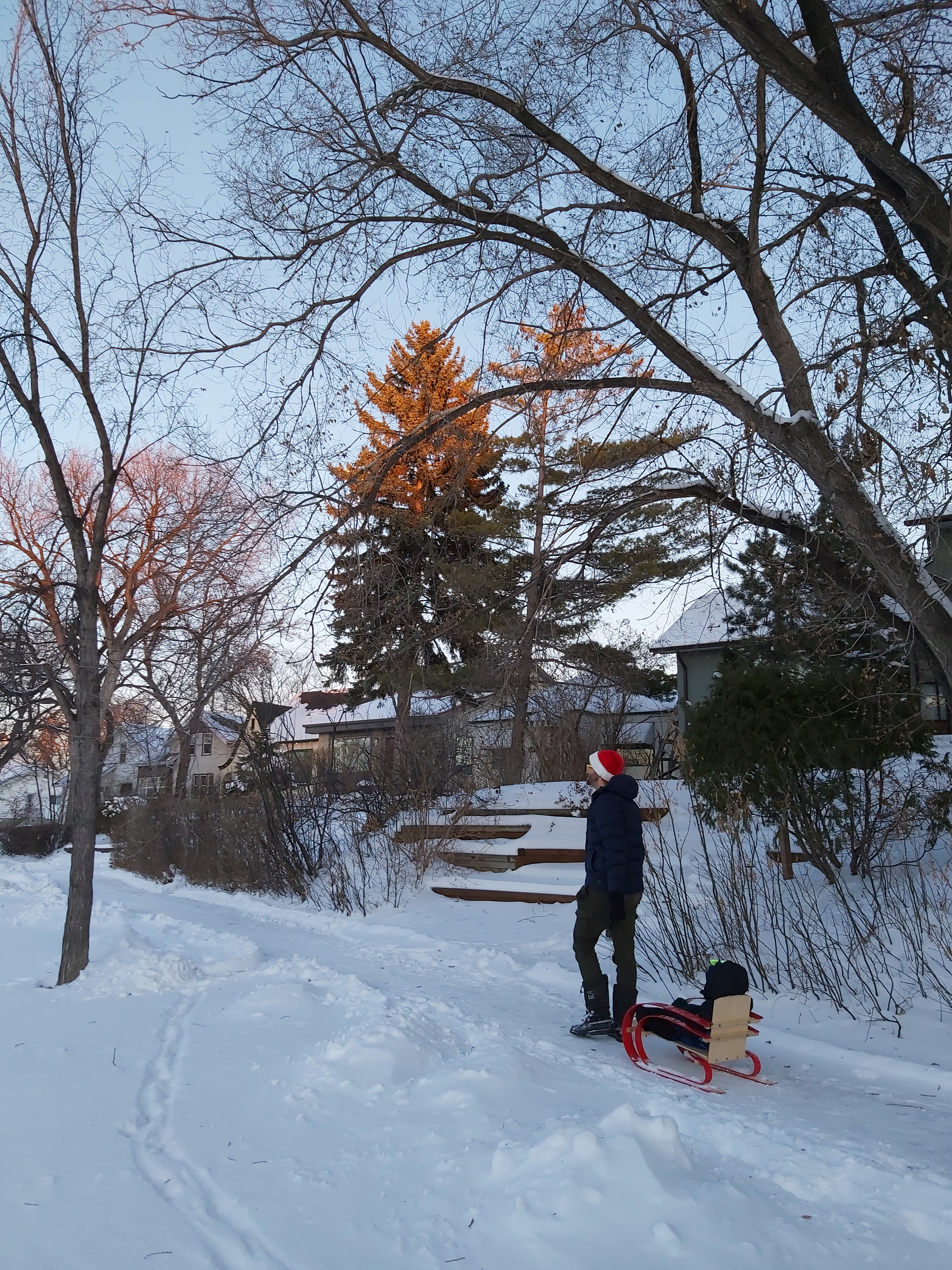 Quiet Christmas, delivering presents from a distance to our loved ones