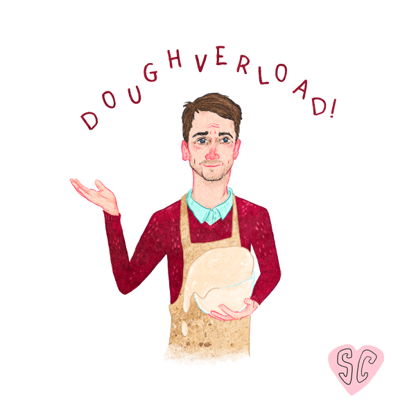 Mat Great British Bake off 'Doughverload' by Sarah Cochrane
