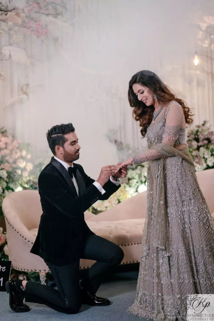 Trending Couple Engagement Saree Photoshoot ideas - Bidya Sinha Saha