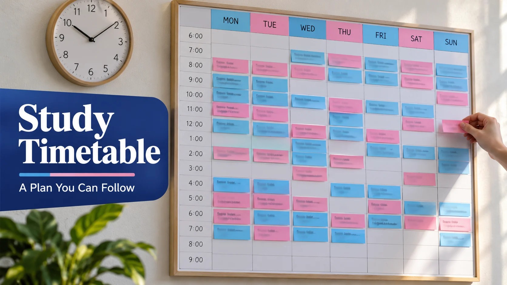 A Practical Study Timetable for Competitive Exams (For Students and Working Aspirants)