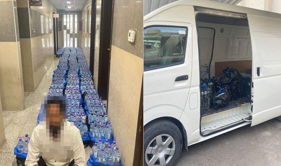 &laquo;الداخلية&raquo;: ضبط مروج للخمور المحلية في الفنطاس وبحوزته 900 زجاجة خمر