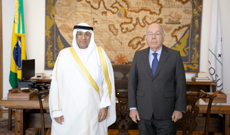 أمين مجلس التعاون ووزير الخارجية البرازيلي يؤكدان حرصهما على تعزيز علاقات التعاون