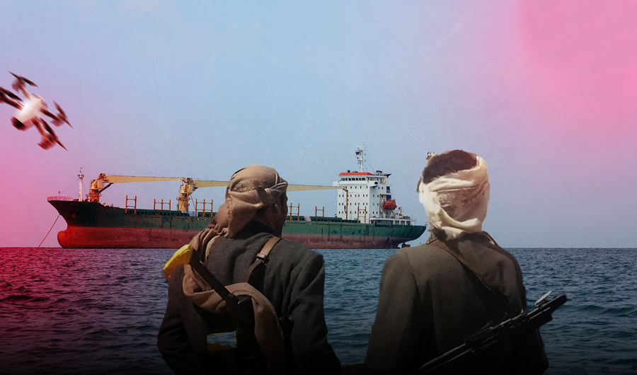 الجيش الأميركي يعلن تدمير طائرات مسيّرة ومركبة دعم للحوثيين