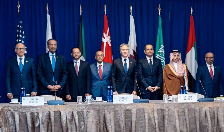 بيان خليجي أميركي: أهمية التزام العراق بسيادة الكويت وسلامة أراضيها بيان خليجي أميركي: أهمية التزام العراق بسيادة الكويت وسلامة أراضيها