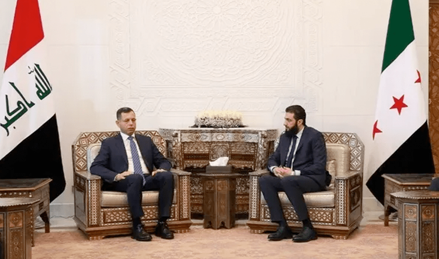 الشرع يستقبل رئيس المخابرات العراقية.. والملفات الأمنية تتصدر المباحثات