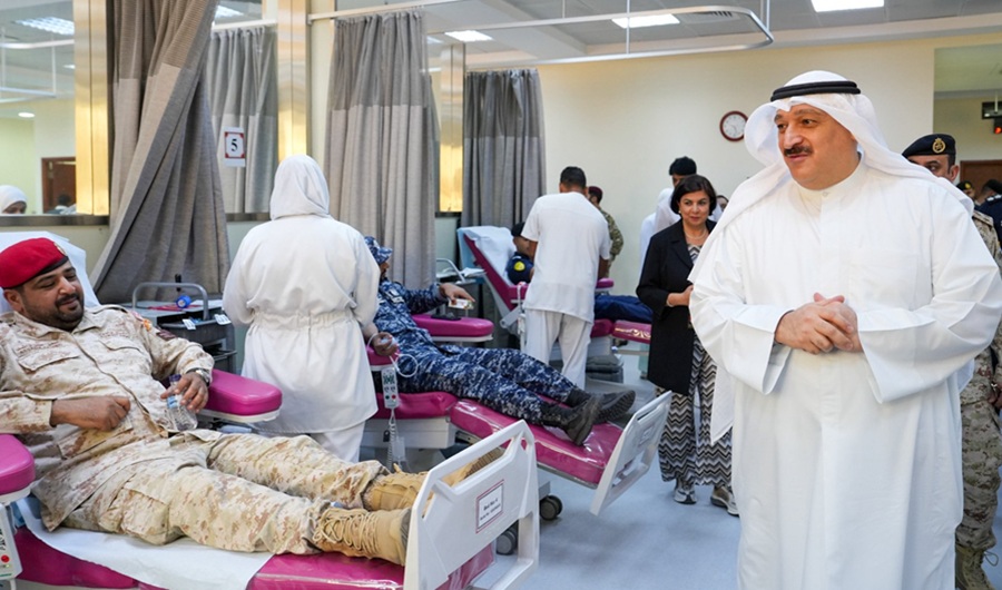 وزير الصحة يدشن الحملة الوطنية السنوية للتبرع بالدم &laquo;معاً للأبد سوراً للوطن 10&raquo;