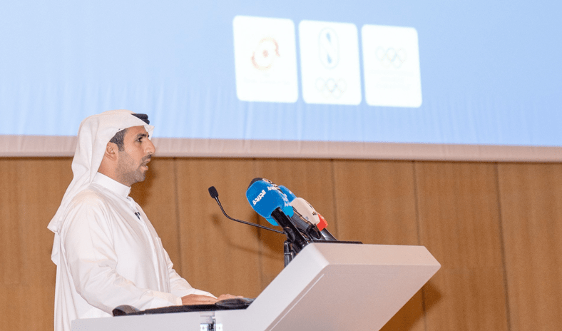 رئيس الأولمبية الكويتية يؤكد الالتزام الراسخ بالنهوض بالحركة الأولمبية والرياضية ودعم الرياضيين الكويتيين
