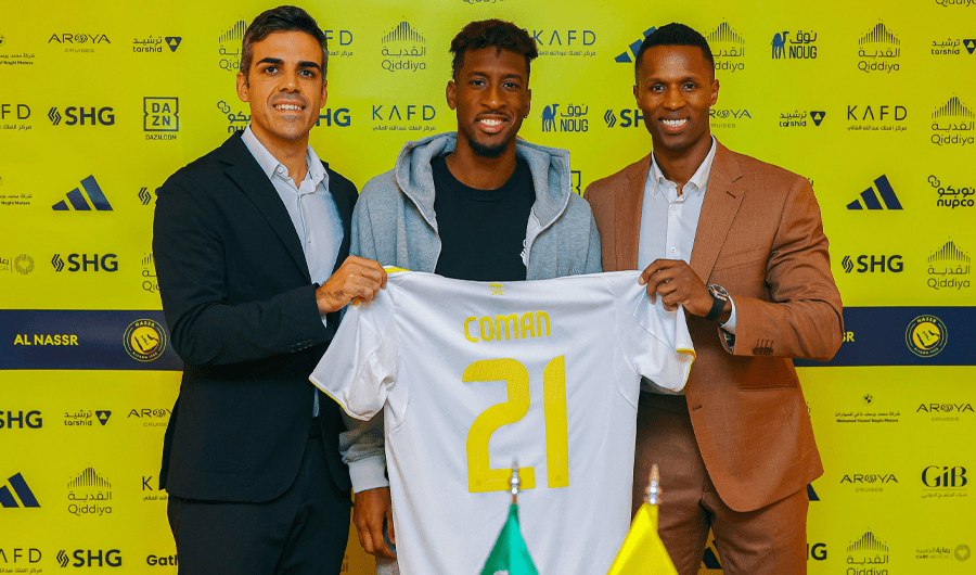 كينجسلي كومان يوقع للنصر السعودي