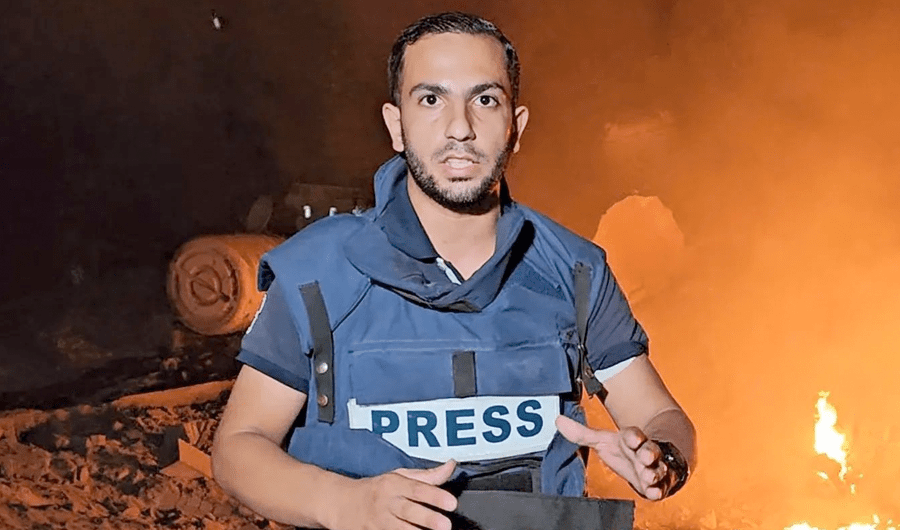 استشهاد مراسلي الجزيرة أنس الشريف ومحمد قريقع جراء قصف إسرائيلي على خيمتهم