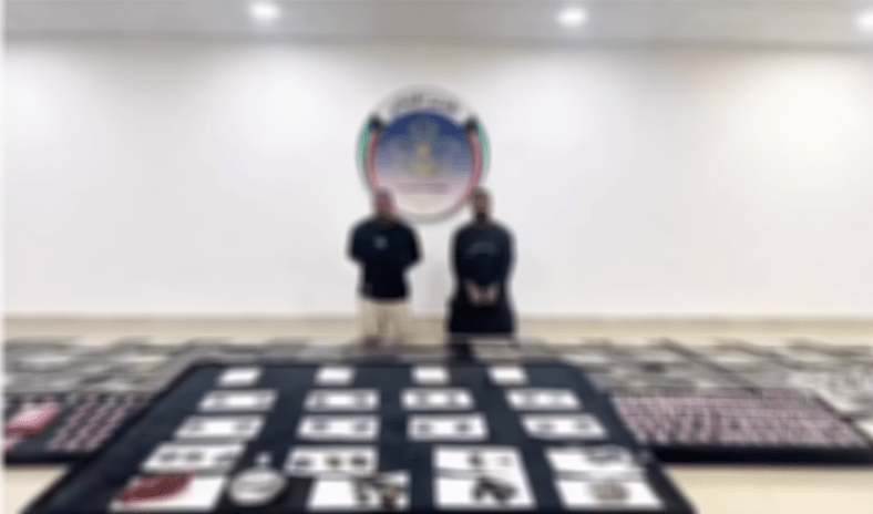 &laquo;الداخلية&raquo;: ضبط متهمين &laquo;غير كويتيين&raquo; أحدهما نزيل بالسجن المركزي بـ 34 كغم مخدرات