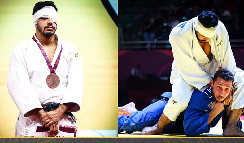 الكويتي عبدالله الخزام ثالث جودو آسيا للرجال