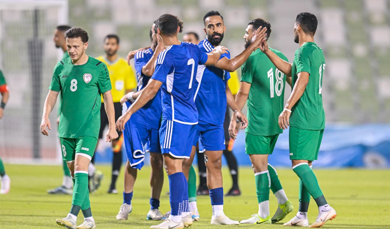التعادل الإيجابي يحسم مباراة الكويت الودية مع سوريا في الدوحة