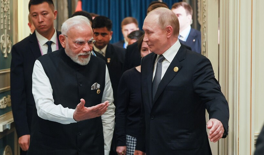 بوتين لمودي: شراكتنا الاستراتيجية تشهد تطورا حثيثا ووتيرة تجارية إيجابية