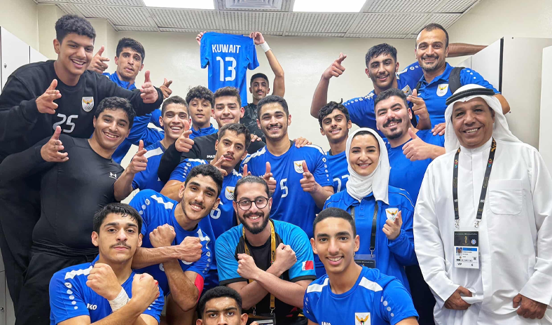 أزرق اليد للشباب يتأهل إلى الدور قبل النهائي بعد التغلب على إيران بالدورة الآسيوية