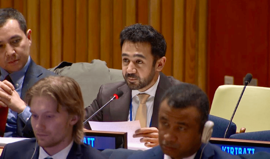 العامري: التفاعل البناء مع الدول الأعضاء يسهم في نجاح مبادرة &laquo;الأمم المتحدة 80&raquo;