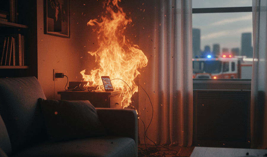 مصر.. حريق يودي بحياة أسرة كاملة بسبب شاحن هاتف