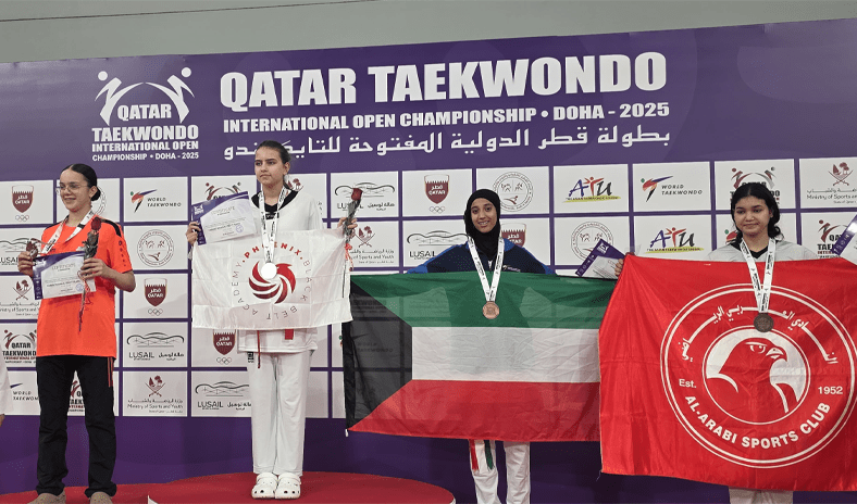 برونزيتان للكويت في منافسات بطولة قطر الدولية الخامسة للتايكوندو