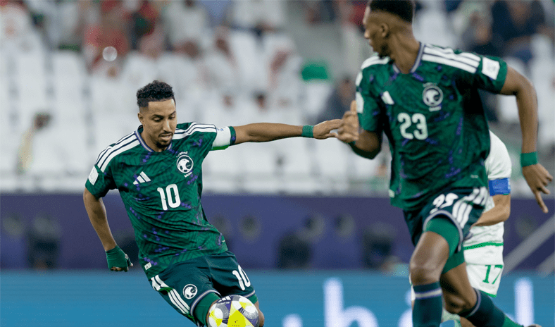 &laquo;كأس العرب&raquo;.. السعودية تتقدم على عُمان 2-1