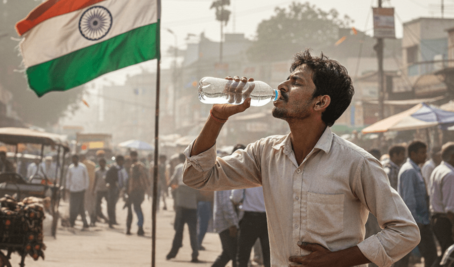 الهند.. وفاة 9 أشخاص وإصابة 200 بسبب تلوّث مياه الشرب