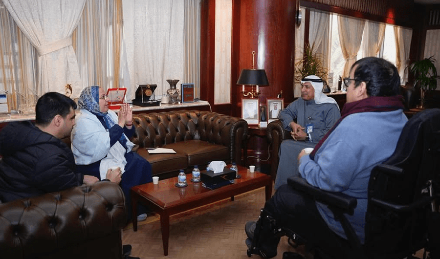 رئيس &laquo;الخطوط الكويتية&raquo; يستقبل فريق &laquo;ماما كفاية&raquo; لتعزيز خدمات ذوي الإعاقة