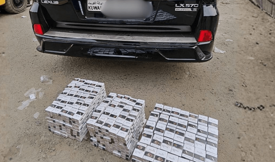 &laquo;الجمارك&raquo;: إحباط تهريب 1400 علبة سجائر في منفذ النويصيب