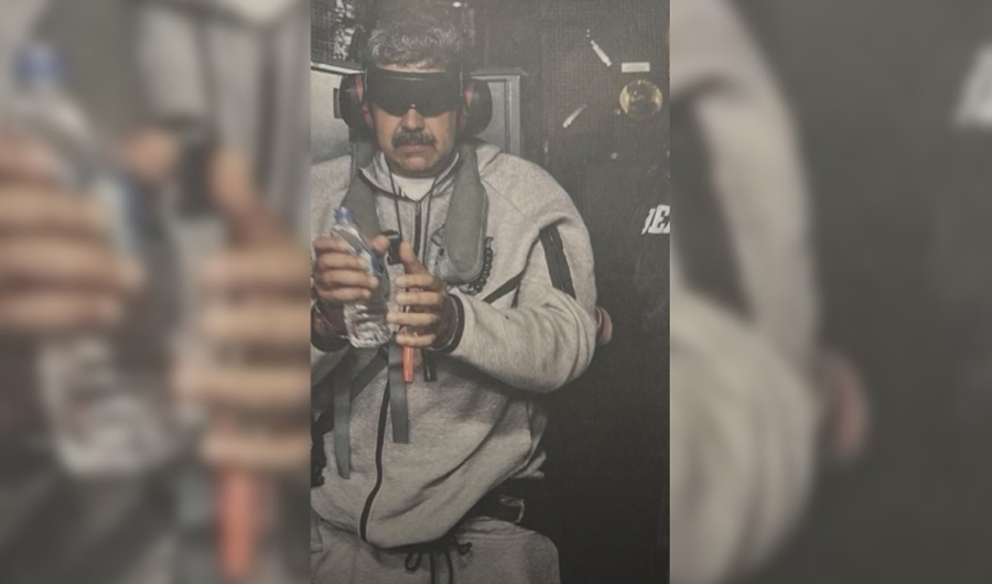 ترامب ينشر صورة للرئيس الفنزويلي نيكولاس مادورو وهو معتقل