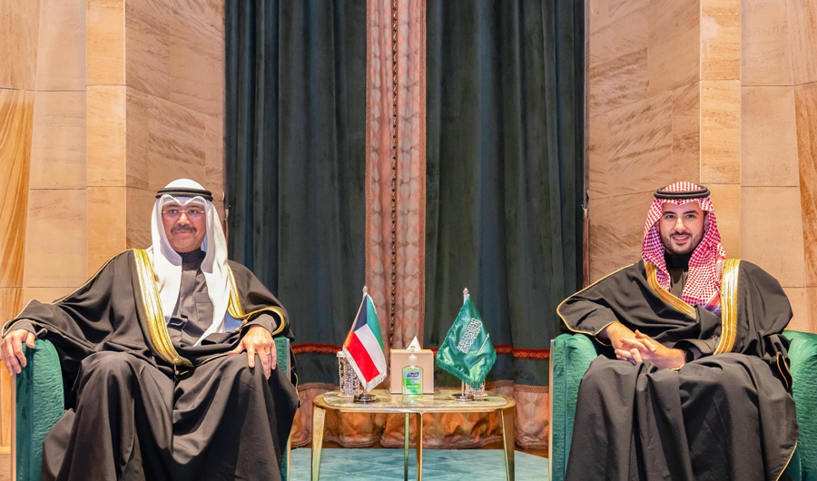 وزير الدفاع يلتقي نظيره السعودي لبحث التعاون الدفاعي والمستجدات الإقليمية