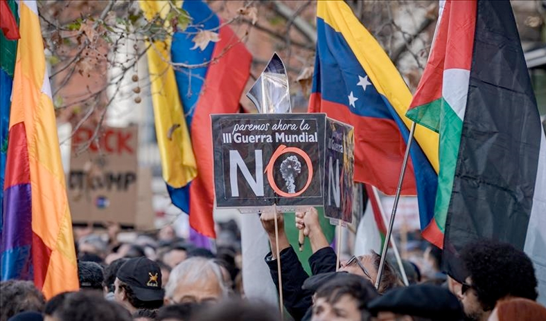 احتجاجات بإسبانيا وبلجيكا على التدخل العسكري الأمريكي في فنزويلا
