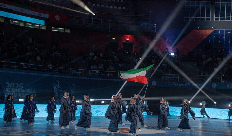 افتتاح كأس آسيا الـ22 لكرة اليد في الكويت.. أجواء احتفالية وحضور جماهيري لافت