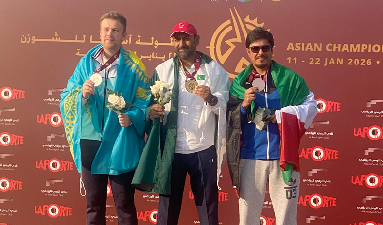 منتخب الكويت للرماية للرجال يحقق ذهبية فرق &laquo;تراب&raquo; ببطولة آسيا للشوزن بالدوحة