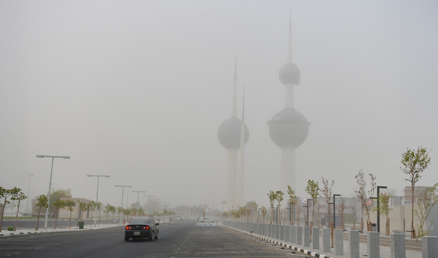 &laquo;الأرصاد&raquo;: رياح نشطة مثيرة للغبار.. وانخفاض للرؤية الأفقية