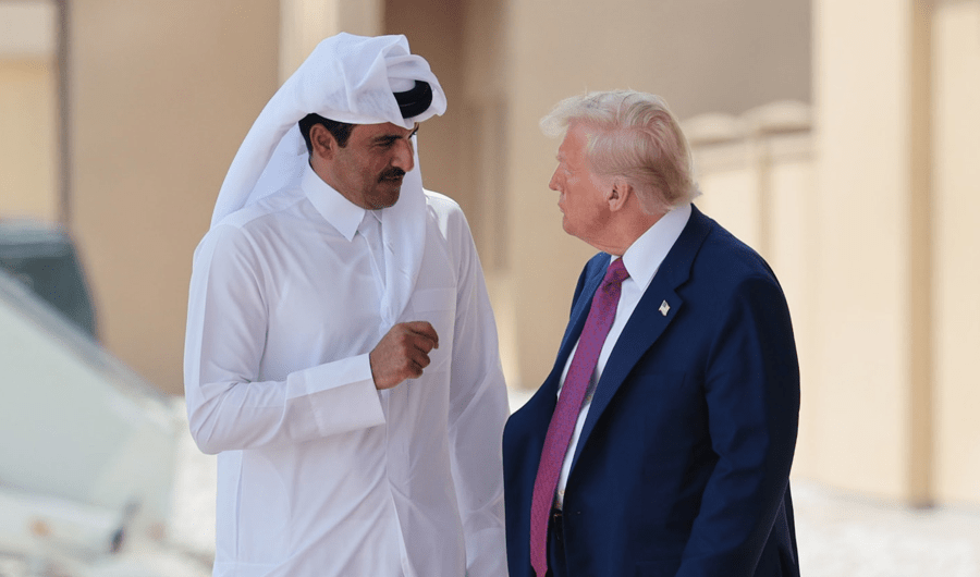 أمير قطر يبحث مع ترامب تطورات الأوضاع الراهنة في المنطقة