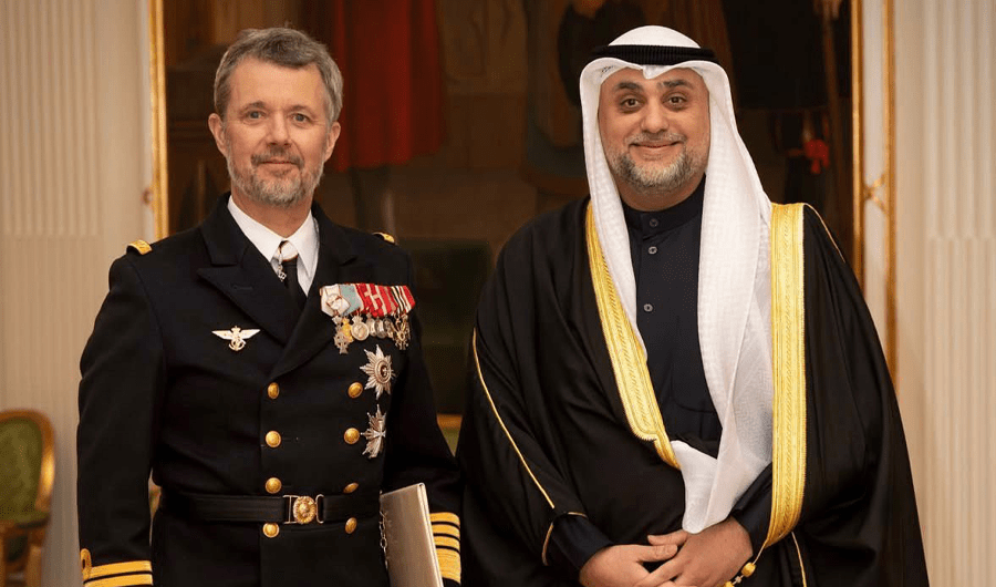 سفير الكويت غير المقيم يقدّم أوراق اعتماده إلى ملك الدنمارك سفير الكويت غير المقيم يقدّم أوراق اعتماده إلى ملك الدنمارك