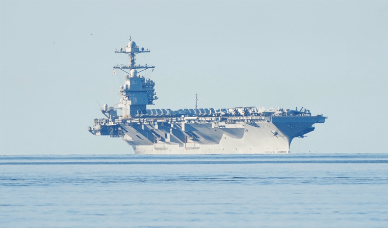 &laquo;القيادة المركزية&raquo;: احتواء حريق على متن حاملة الطائرات &laquo;جيرالد فورد&raquo;