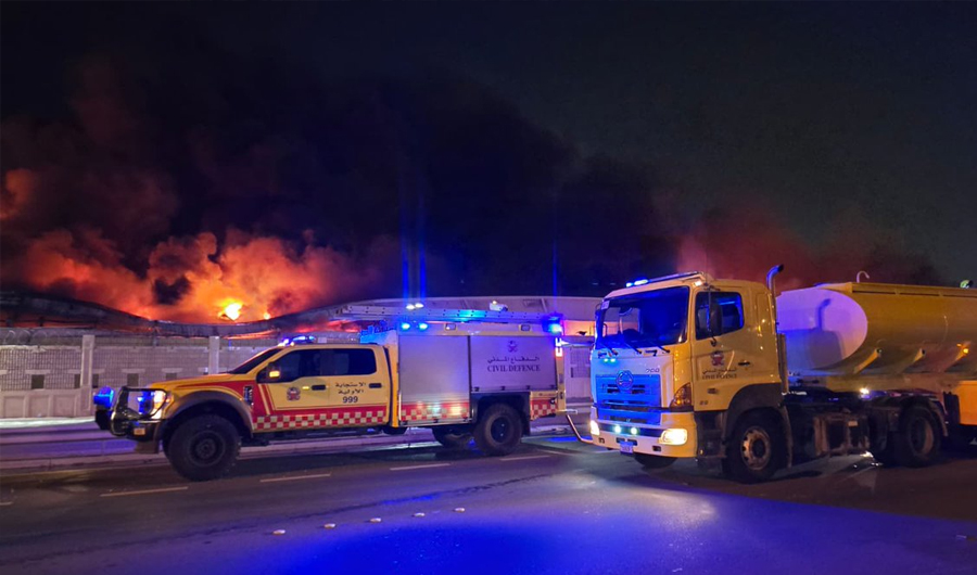 الداخلية البحرينية: السيطرة على حريق اندلع بإحدى المنشآت في المعامير