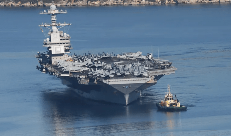 واشنطن: حاملة الطائرات فورد ستتوجه لليونان بعد تعرضها لحريق