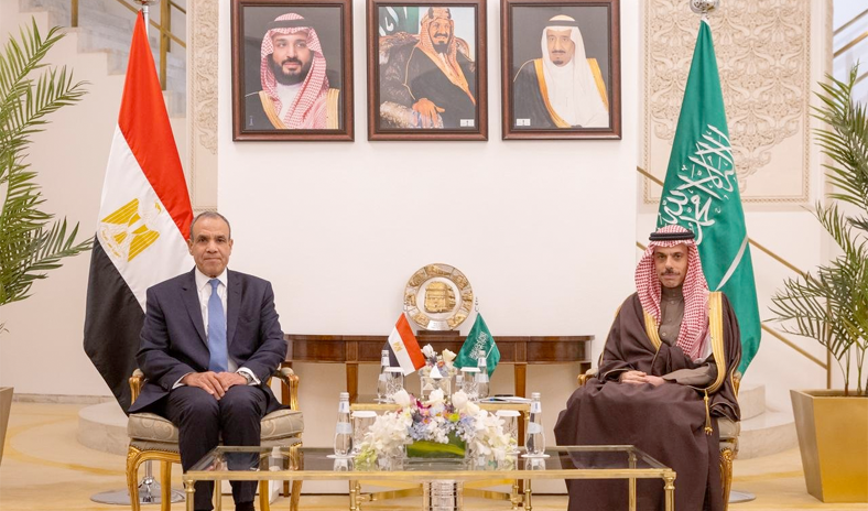 وزيرا خارجية السعودية ومصر يبحثان في الرياض الجهود المبذولة لخفض حدة التصعيد في المنطقة