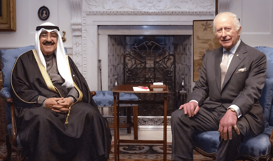 الملك تشارلز لسمو الأمير: بريطانيا تدعم الكويت في ظل الأوضاع الراهنة