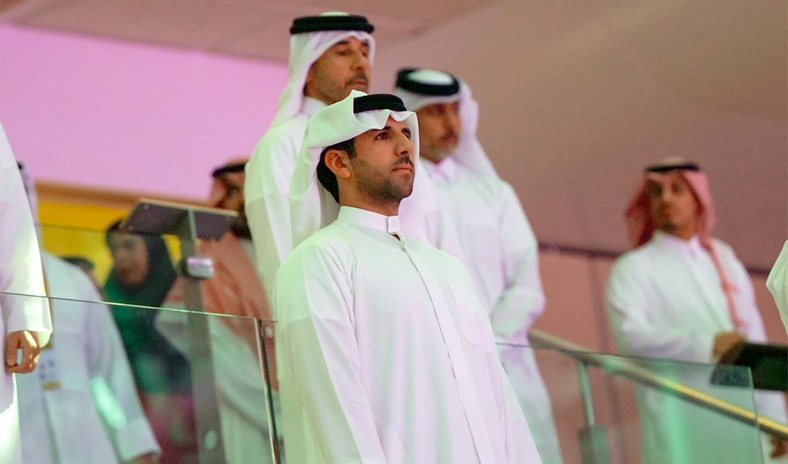 رئيس اللجنة الأولمبية الكويتية يهنئ قطر بالنجاح المميز لحفل افتتاح دورة الألعاب الخليجية
