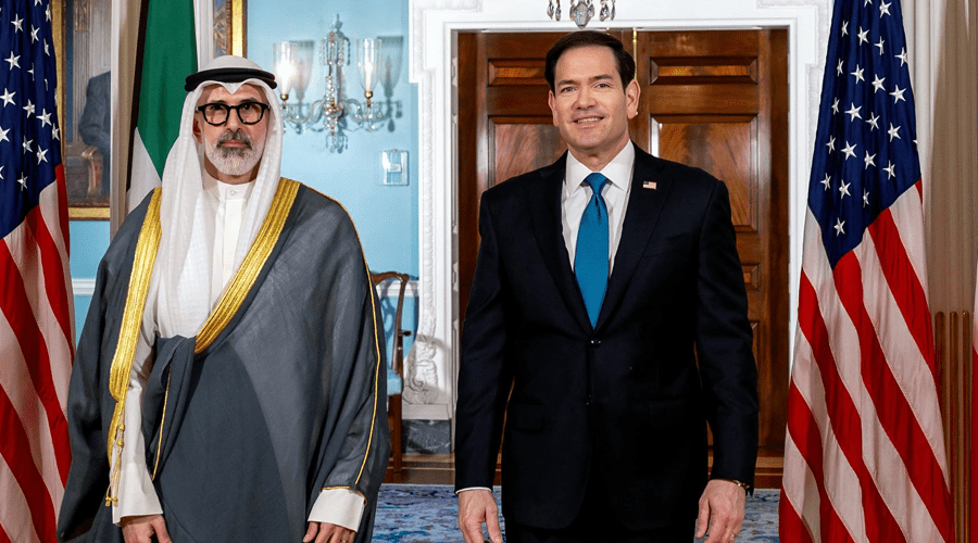 وزير الخارجية يجتمع مع نظيره الأميركي: إدانة الاعتداءات الإيرانية ضد الكويت