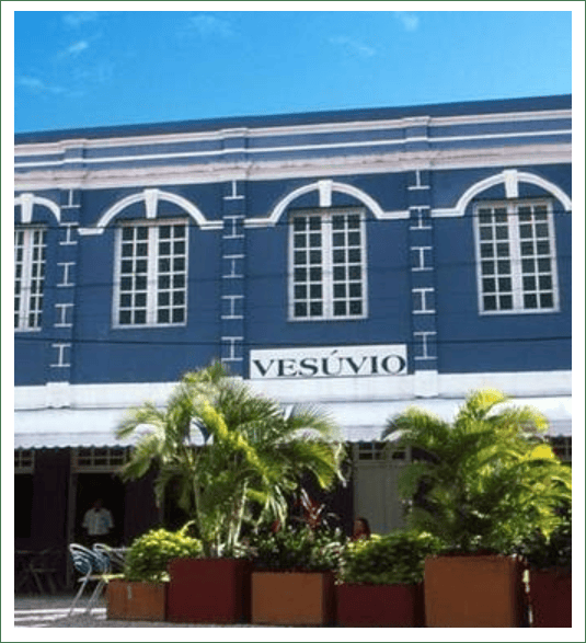 Fachada do tradicional Bar Vesúvio
