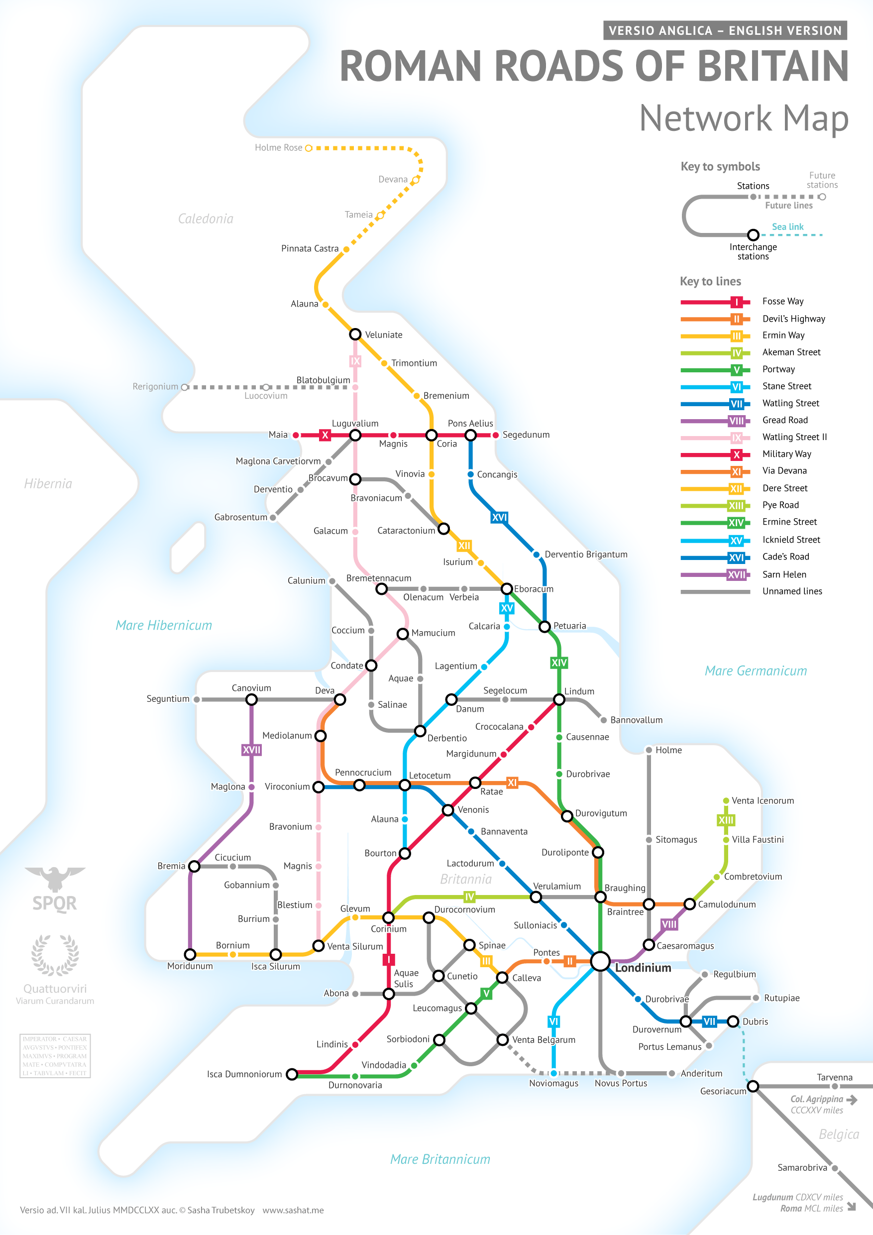 Ancient Roman Roads Uk Roman Roads Britain 150 